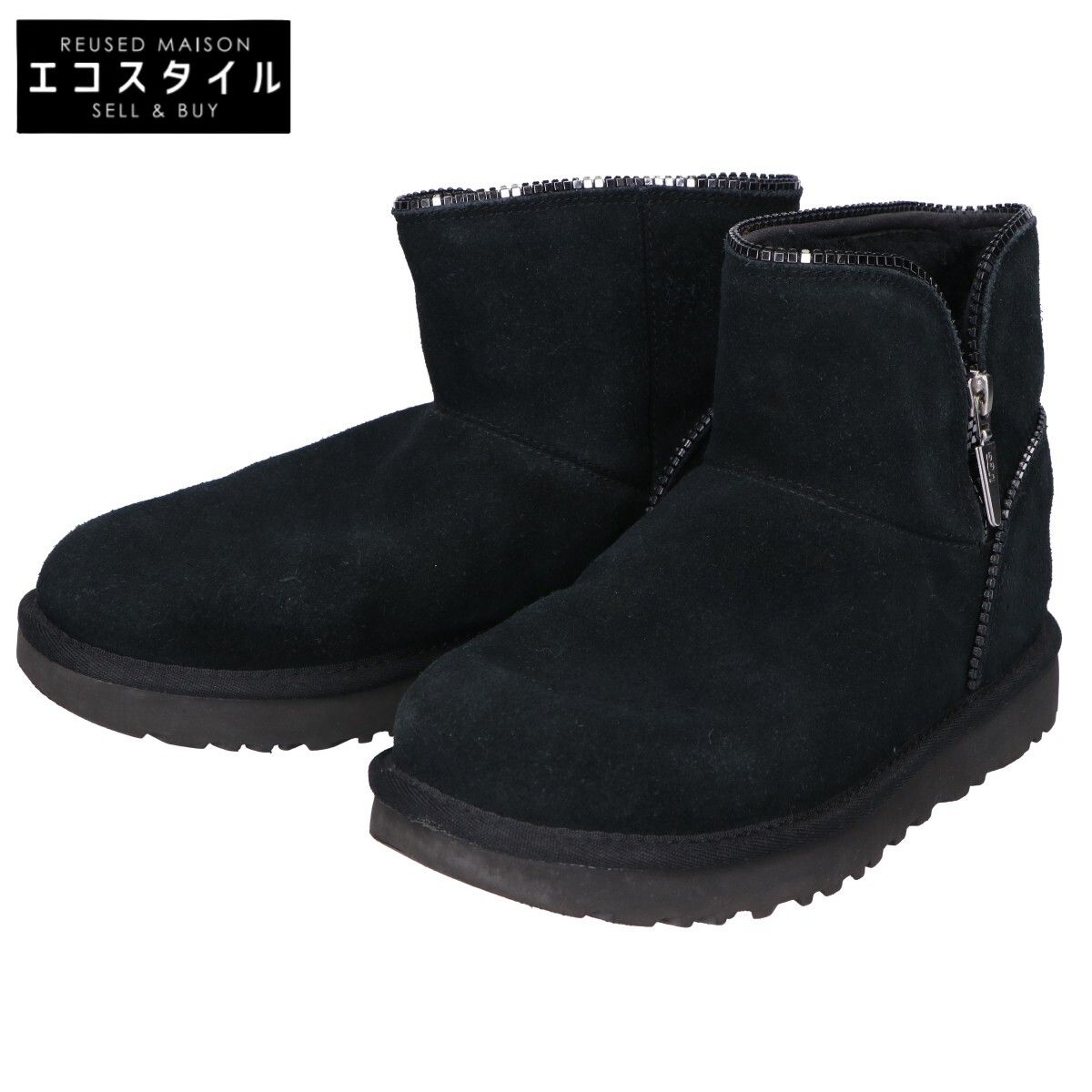 UGG アグ 1110697 Mini Florence ジップ ムートンブーツ 23