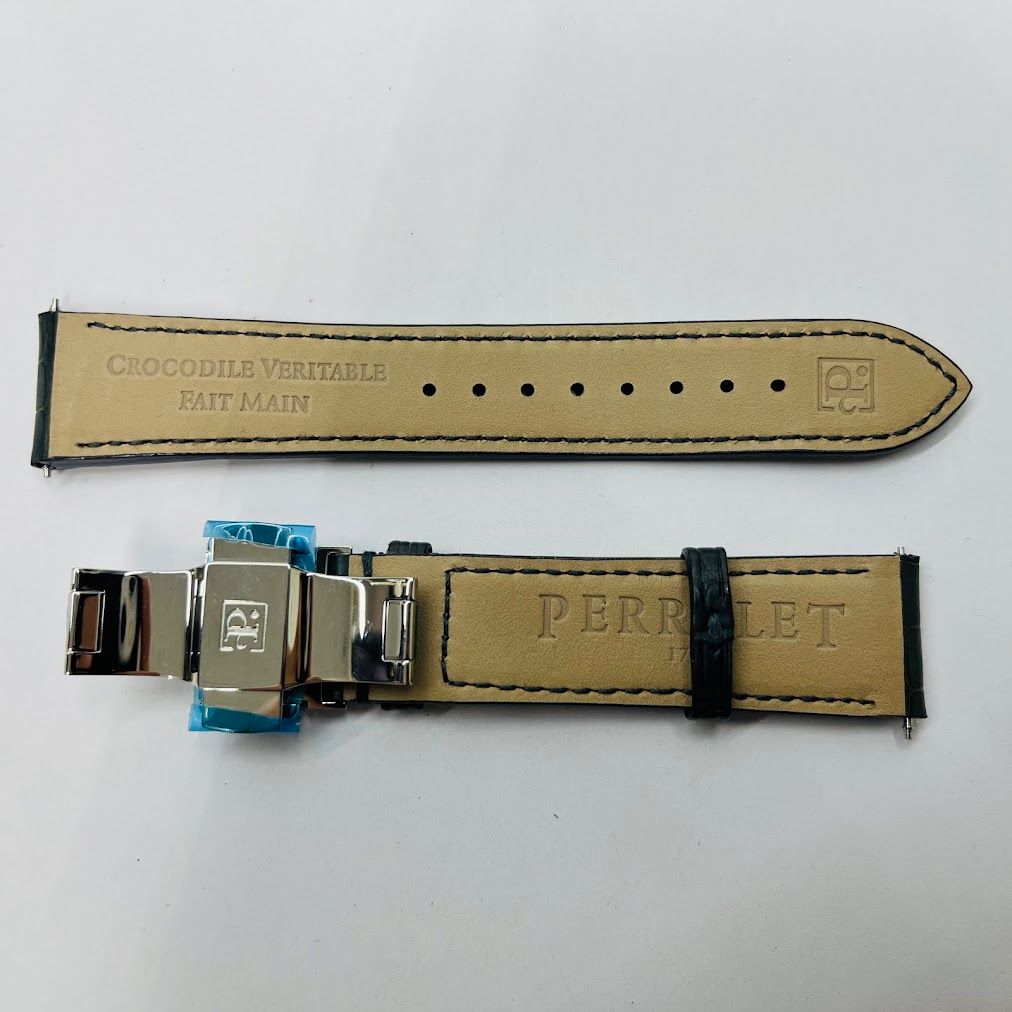 ペルレ A 1023 2 2012 共用 PERRELE クロコ替えベルト メール便でお送りします
