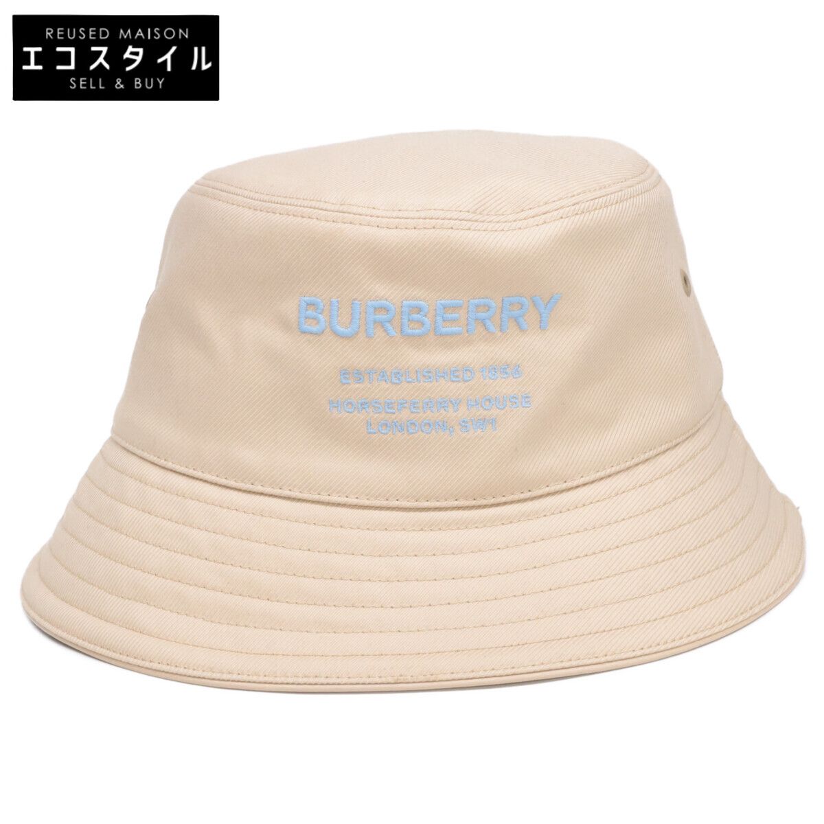 BURBERRY バーバリー 【美品/国内正規】8056855 HORSEFERRY バケットハット L
