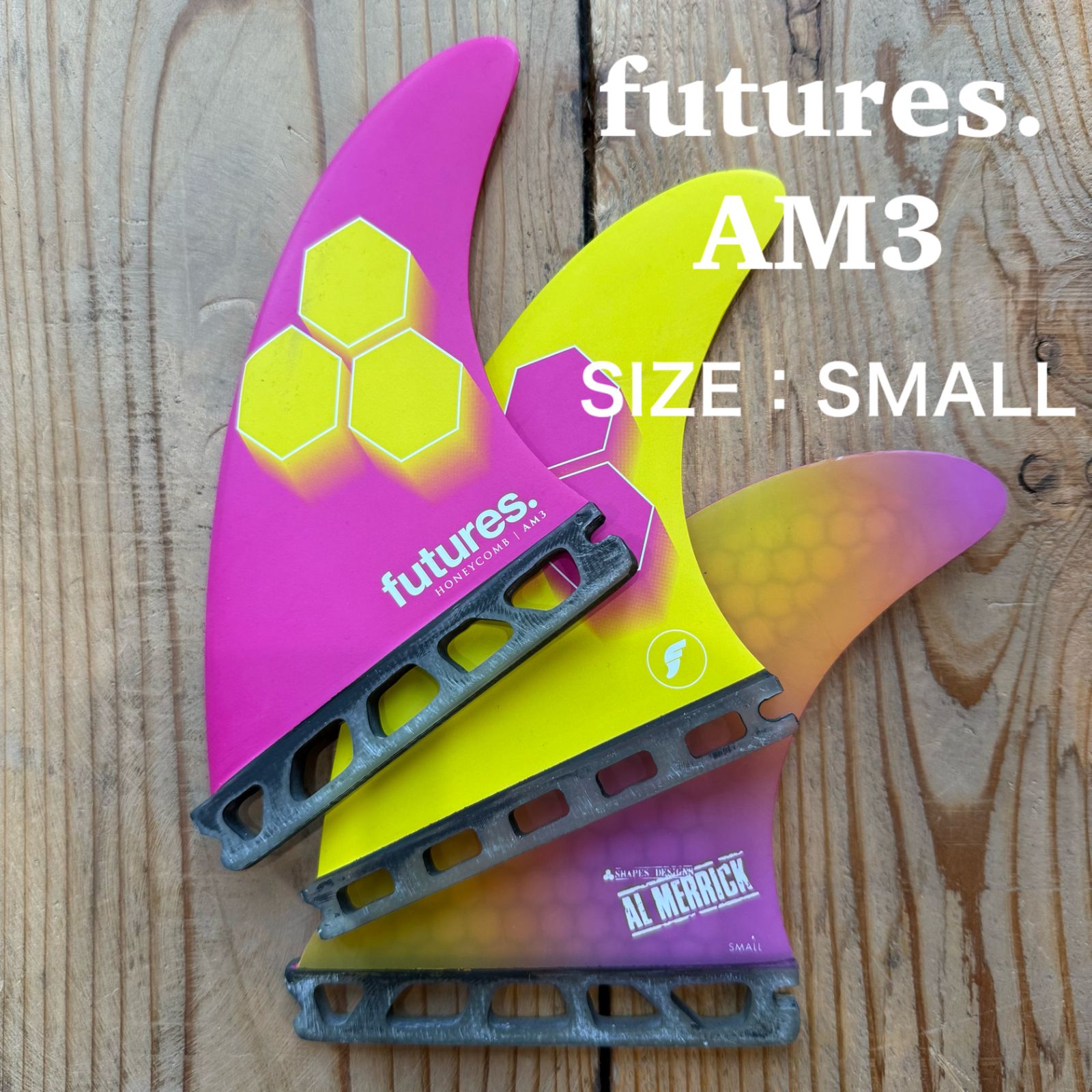 品 futures AM 3 Sサイズ フィン トライフィン サーフィン ケースなし