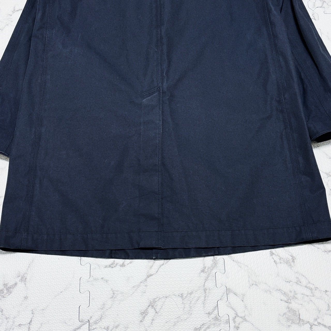 nanamica GORE-TEX ステンカラーコート SUBF800 ネイビー 撥水 防風