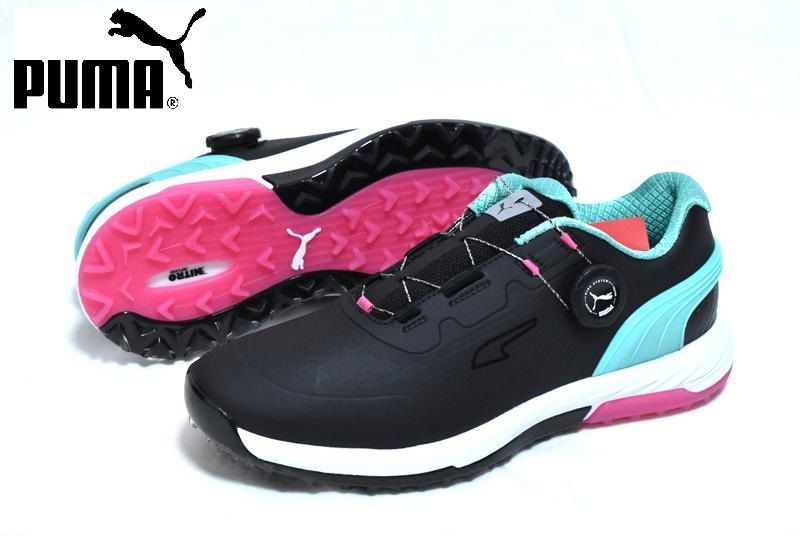 PUMA GOLF アルファキャット ニトロ ディスク 25.5 cm 378920-04 プーマ スパイクレス ゴルフシューズ ダイヤル