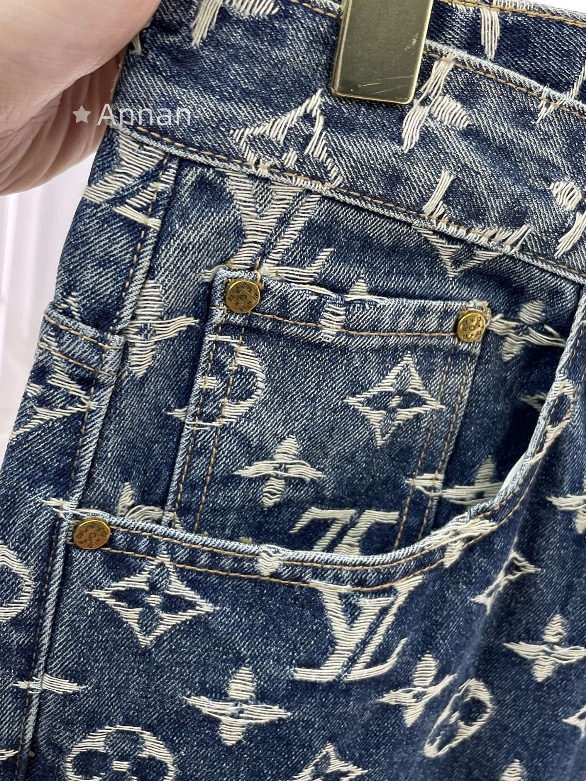 Louis Vuitton ストレートデニム 楽天市場】【ルイヴィトン】Louis Vuitton メンズ ペイント プリント