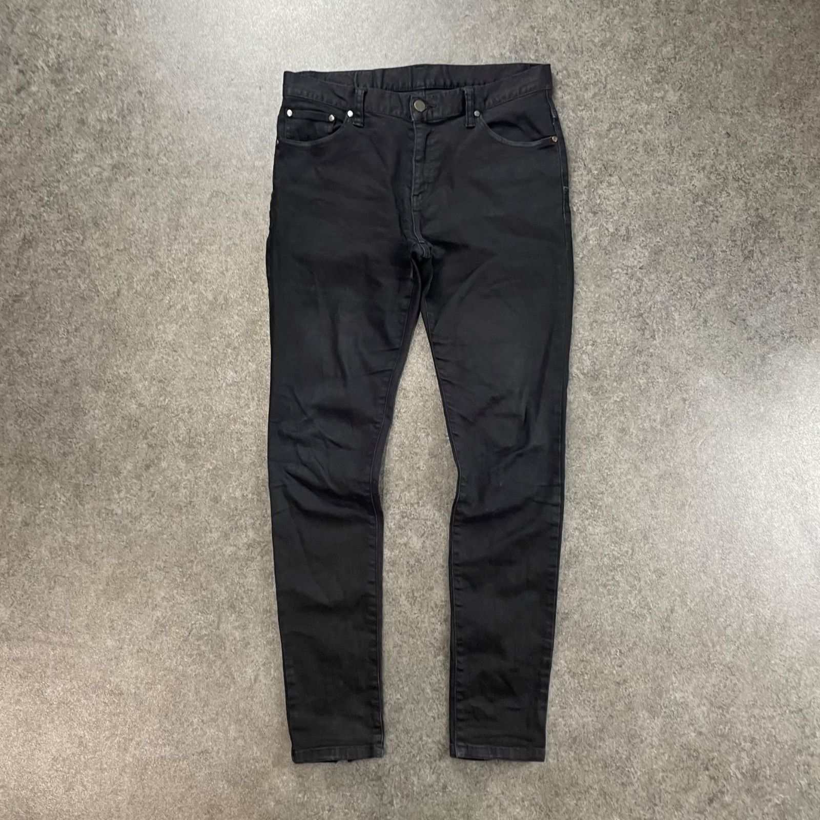 日本製 TORNADO MART Black Denim Skinny Jeans トルネードマート