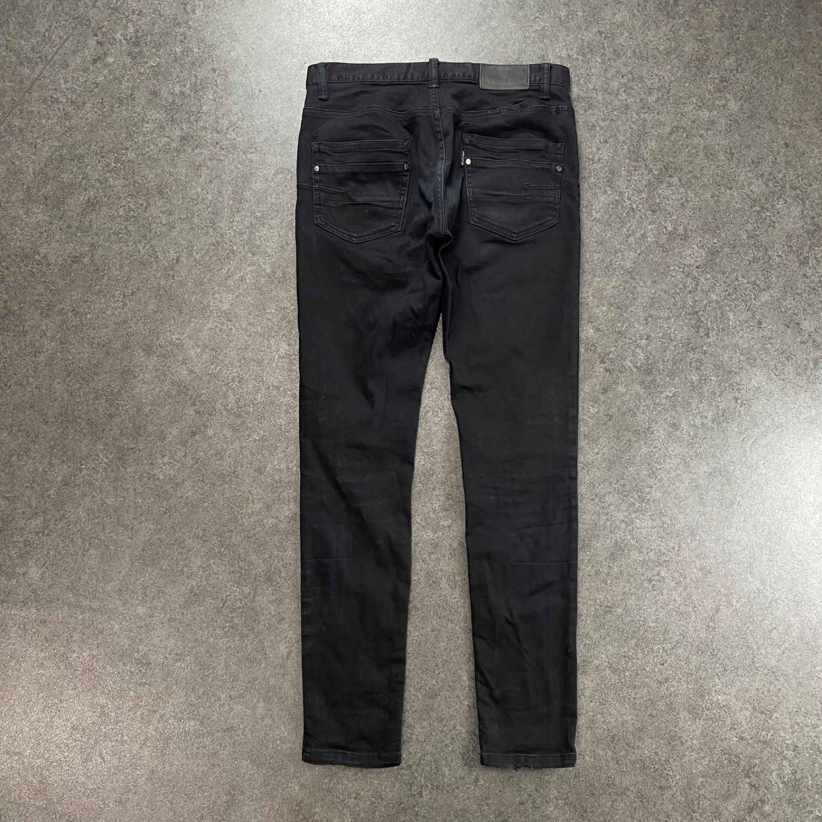 日本製 TORNADO MART Black Denim Skinny Jeans トルネードマート