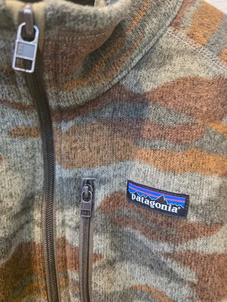 パタゴニア クォーター ジッパー ベータ セーター カモ フリース ジップアップ