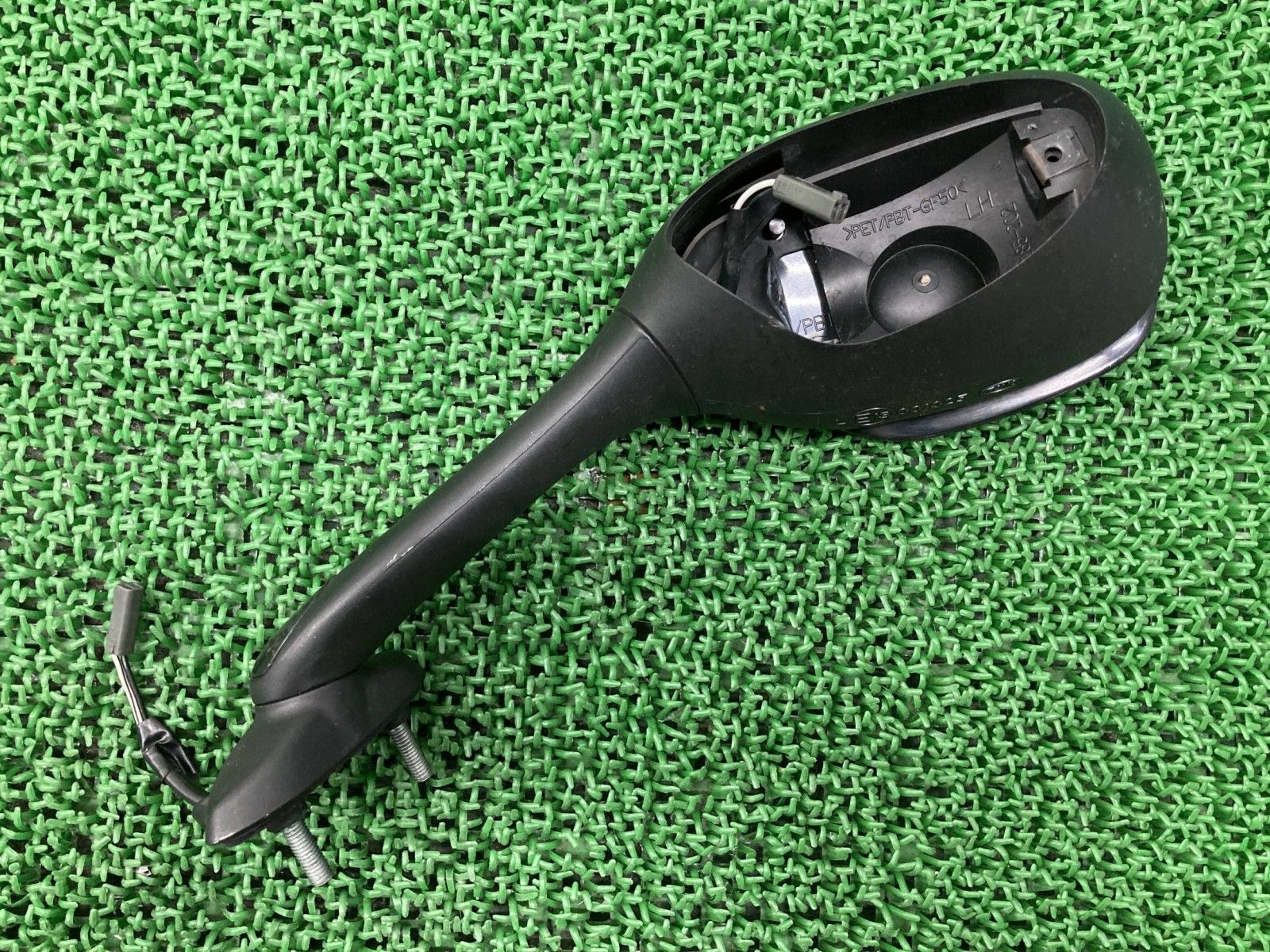 GSX R 600 ミラー 左 001025 スズキ バイク 部品 GN 7 EA ウインカーベース ペイント素材に 割れ欠け無し 品薄 Ev