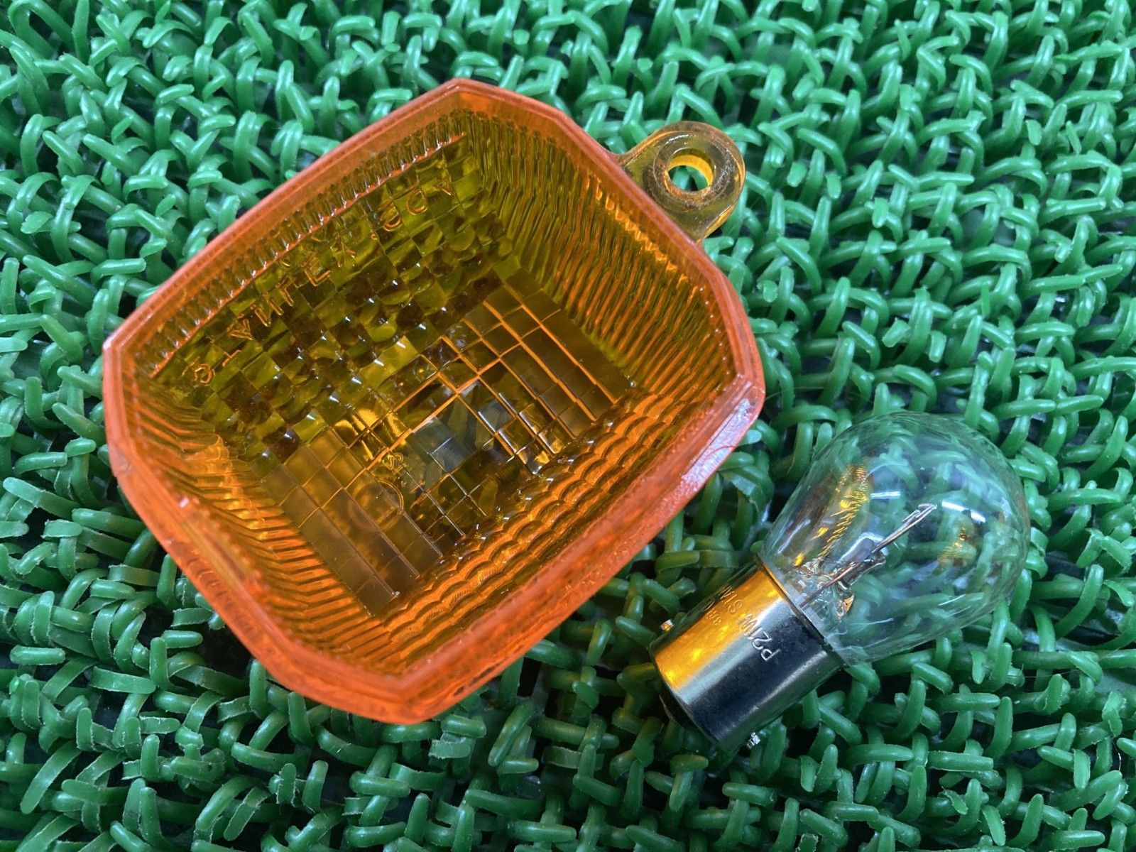 ZX-6R ウインカーレンズ 片側 1964 カワサキ 純正 中古 バイク 部品