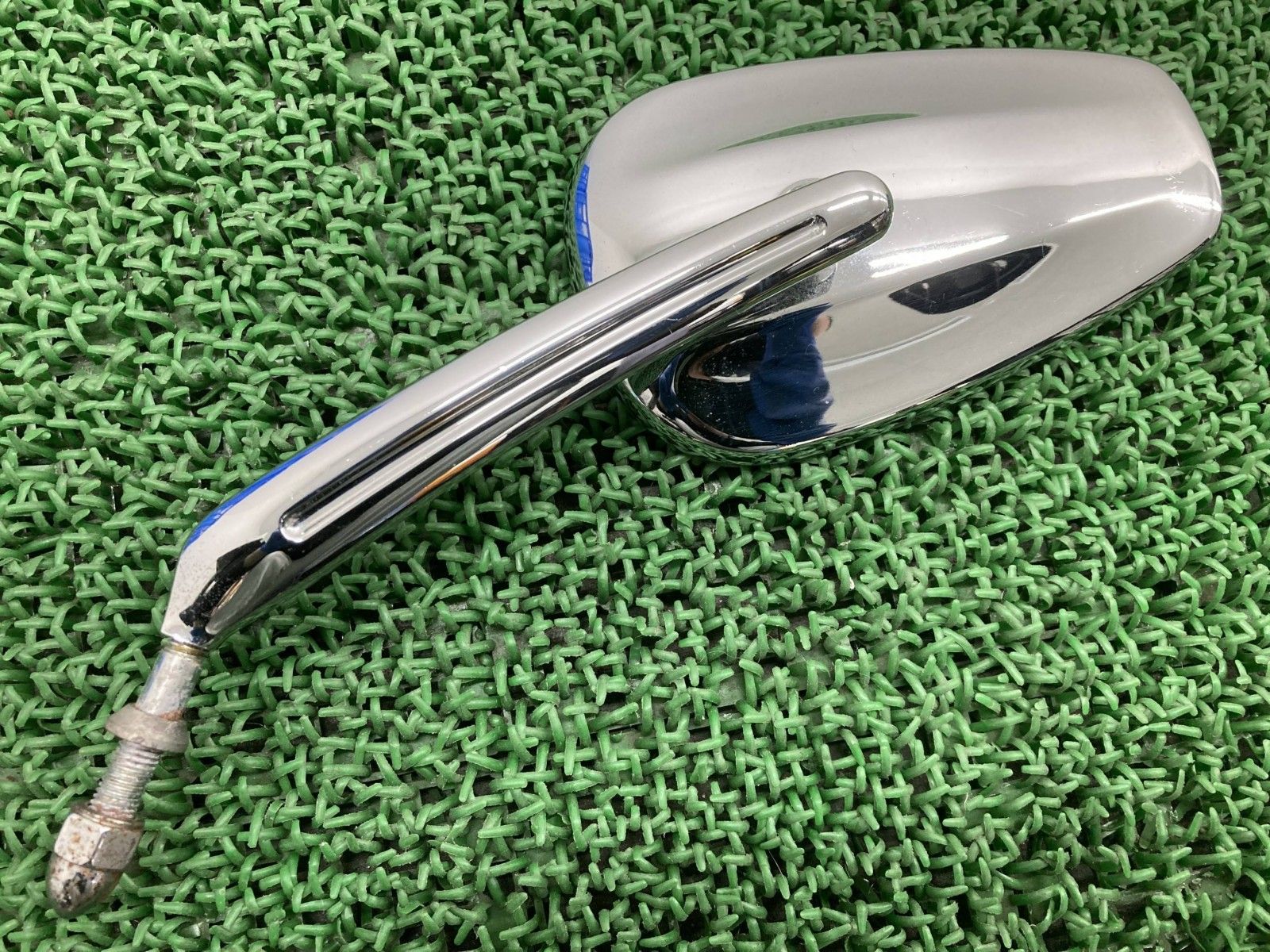 ミラー 左 001114 ハーレー バイク 部品 ブレイクアウト ソフテイル 割れ欠け無し 品薄 車検 Qz