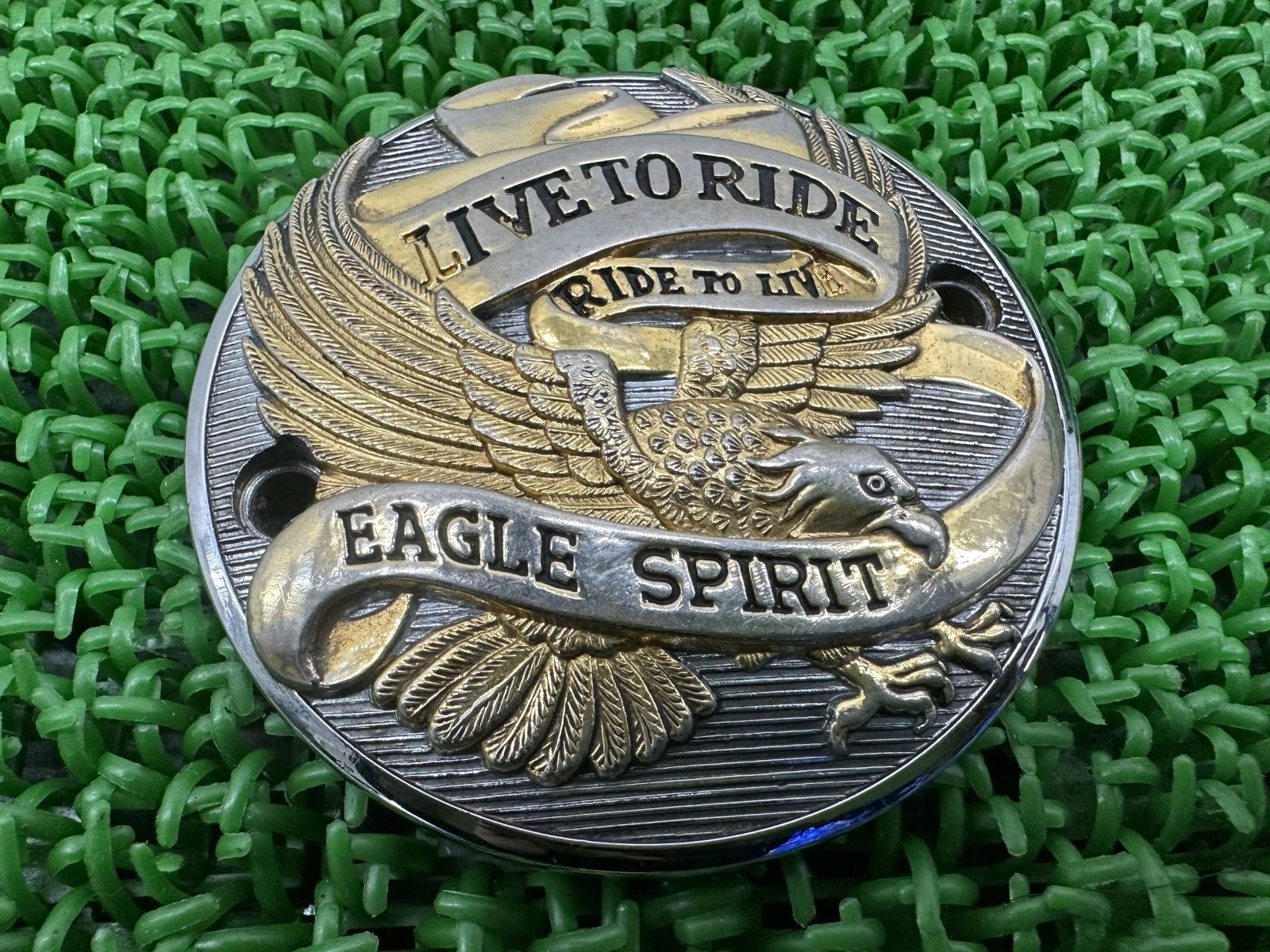 V TWIN製ハーレー タイマーカバー 社外 バイク 部品 70 99年 2穴 ドーム型 スポーツスター ダイナ ソフテイル iE