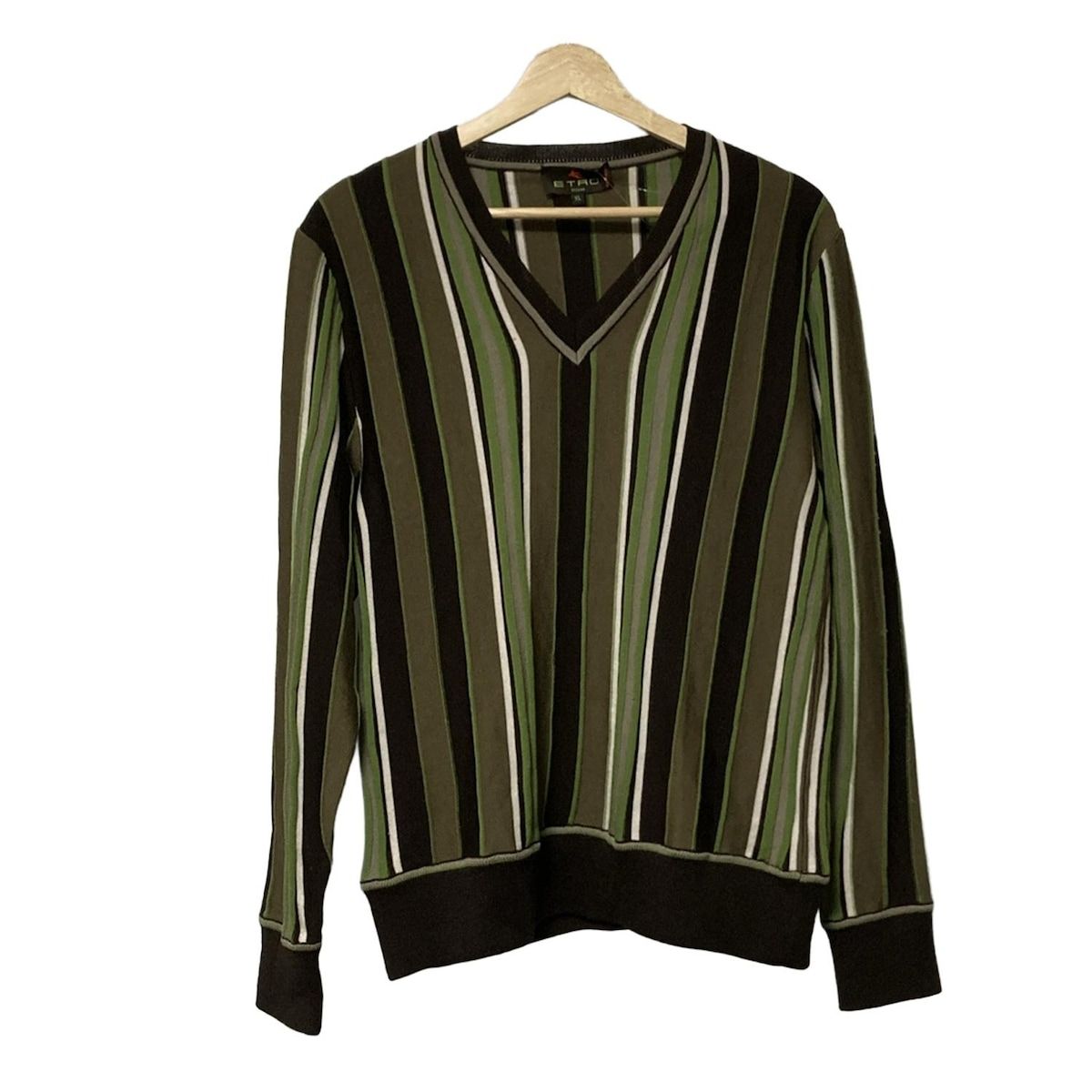 エトロ ETRO ニット セーター ライトグリーン コットン混 イタリア製 エトロ ETRO ニット セーター ライトグリーン コットン混 イタリア製