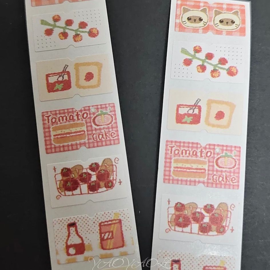  ラベラーシール 小罗烘培站 料理 名札ケース 壁掛けカレンダー シール シール ラベル