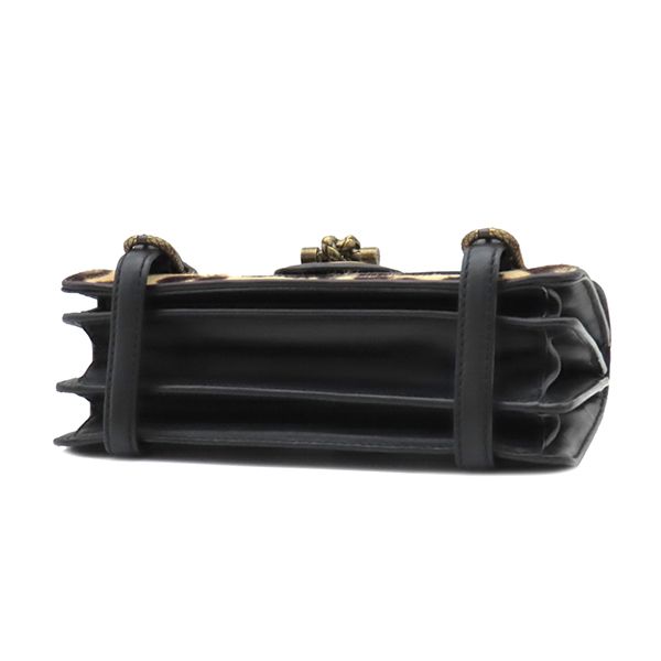 ボッテガヴェネタ BOTTEGA VENETA ショルダーバッグ ハラコ レザー ハラコ ブラックXブラウン ヴィンテージ金具 黒 チェーンショルダー  【保存袋】【中古】 ボッテガヴェネタ BOTTEGA VENETA ショルダーバッグ ハラコ レザー