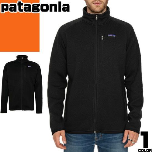 パタゴニア patagonia フリース ベター セーター ジャケット メンズ 2025年秋冬新作 アウター ジップアップ ロゴ アウトドア 軽量 防寒 暖かい 大きいサイズ 黒 ブラック BETTER SWEATER FLEECE JACKET 2552