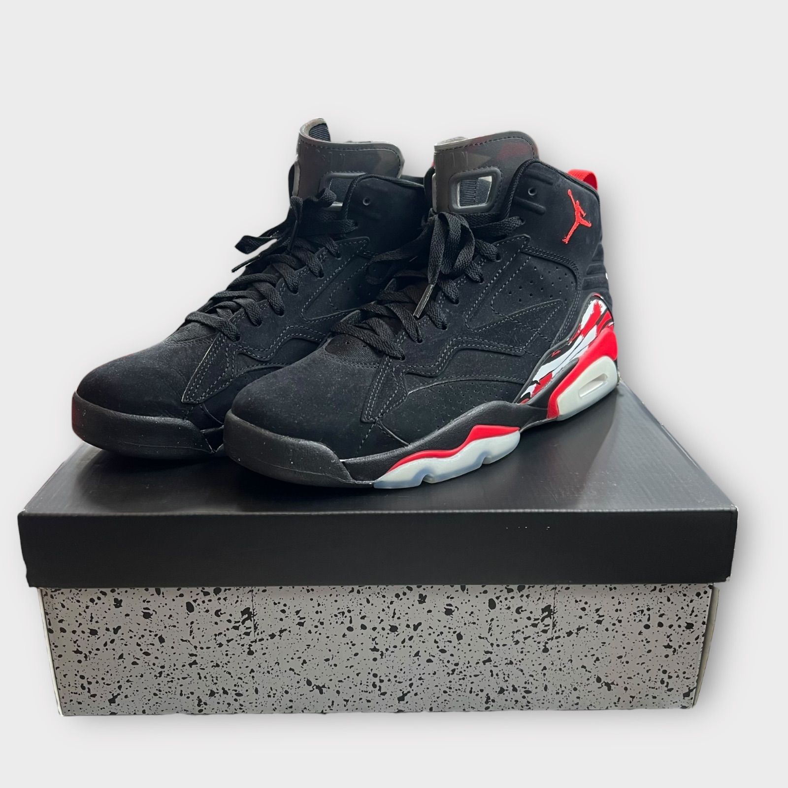 美品】箱付き Nike Jumpman MVP Black/White/University Red DZ4475