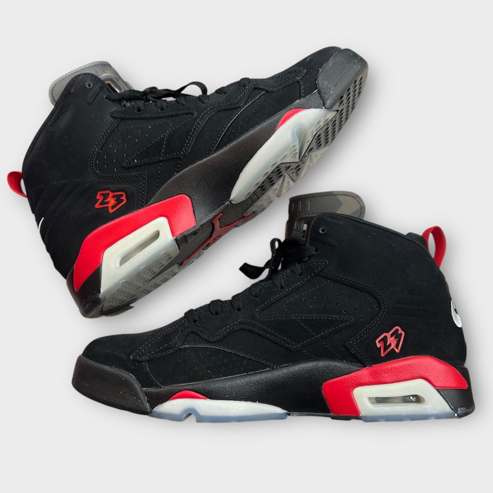 美品】箱付き Nike Jumpman MVP Black/White/University Red DZ4475