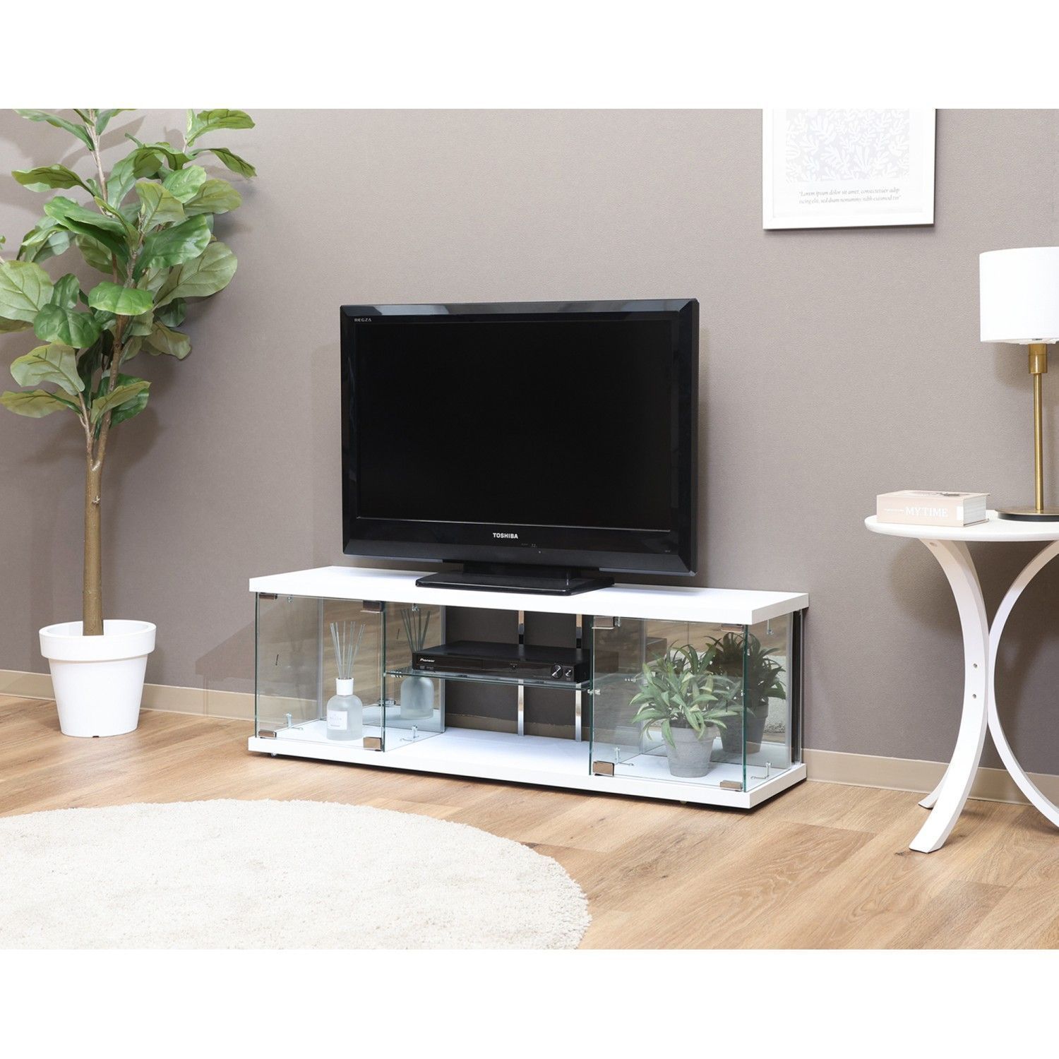 ガラス TVボード テレビ台 ディスプレイボード 4003 テレビ台 リビング収納 家具 インテリア