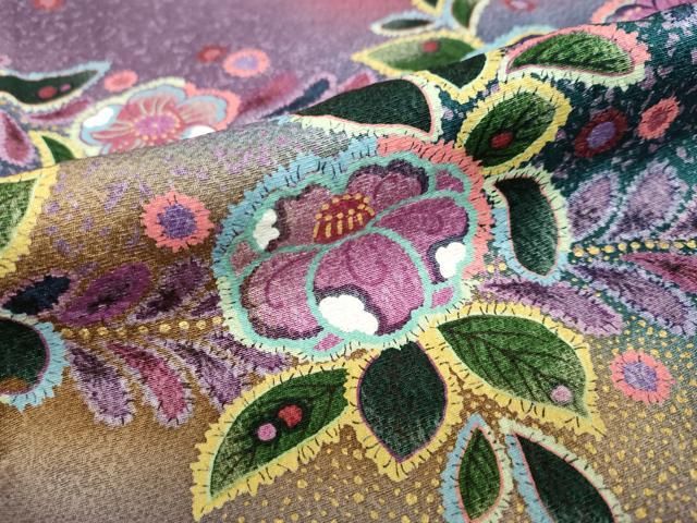 平和屋着物○豪華振袖 辻が花 暈し染め 金彩 正絹 逸品 DAAZ7276ud