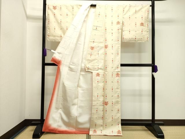  平和屋着物 上質な紬 吉祥文 正絹 dy 紬 着物