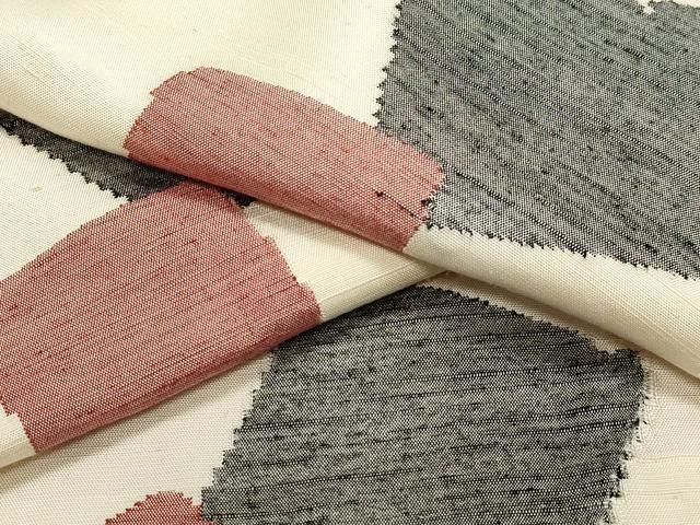 平和屋着物 上質な紬 破れ色紙重ね文 正絹 dy