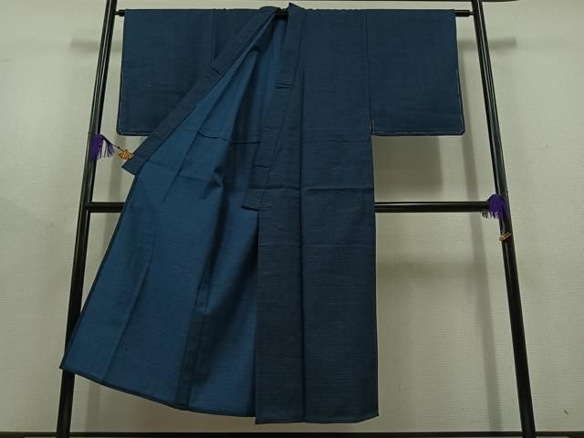 平和屋着物 男性 小紋 単衣 アンサンブル 80亀甲 総詰め jh