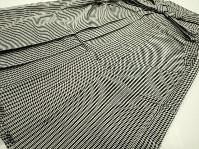 平和屋着物 男性 行灯袴 神代袴 縞 正絹 gh