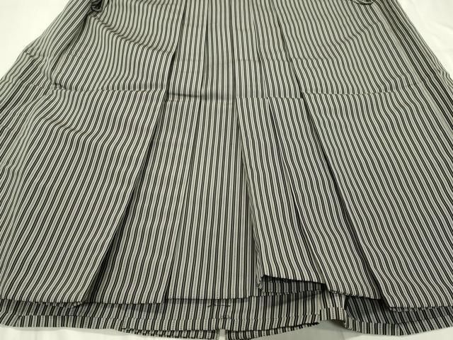 平和屋着物○男性 行灯袴 神代袴 縞 正絹 逸品 未使用 CABA1570gh