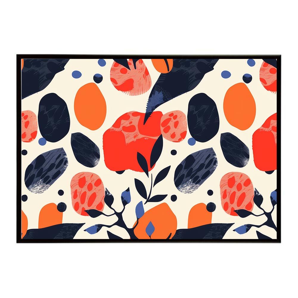 【B1サイズ（約73x103cm）】【lh-poster-9233】【フレーム付き】ペイズリーアート 幾何学 パターン ゴブラン 変な可愛い模様 店舗向け ポスター お店 インテリア アート モダン