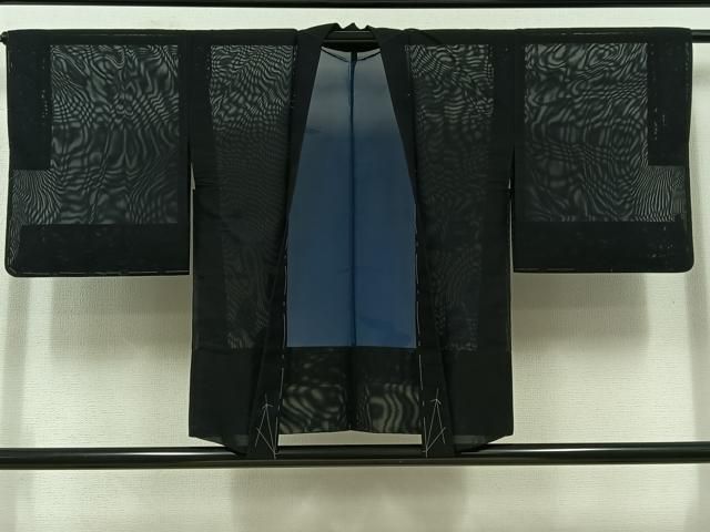 平和屋着物 羽織 スリーシーズン 春夏秋 塵除け 舞蝶文 正絹 jh