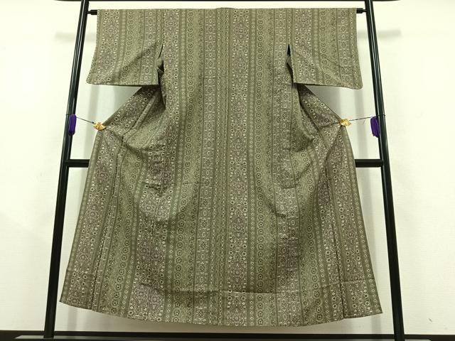 平和屋着物▽上質な小紋 単衣 花間道 正絹 逸品 AABD9438jh - メルカリ