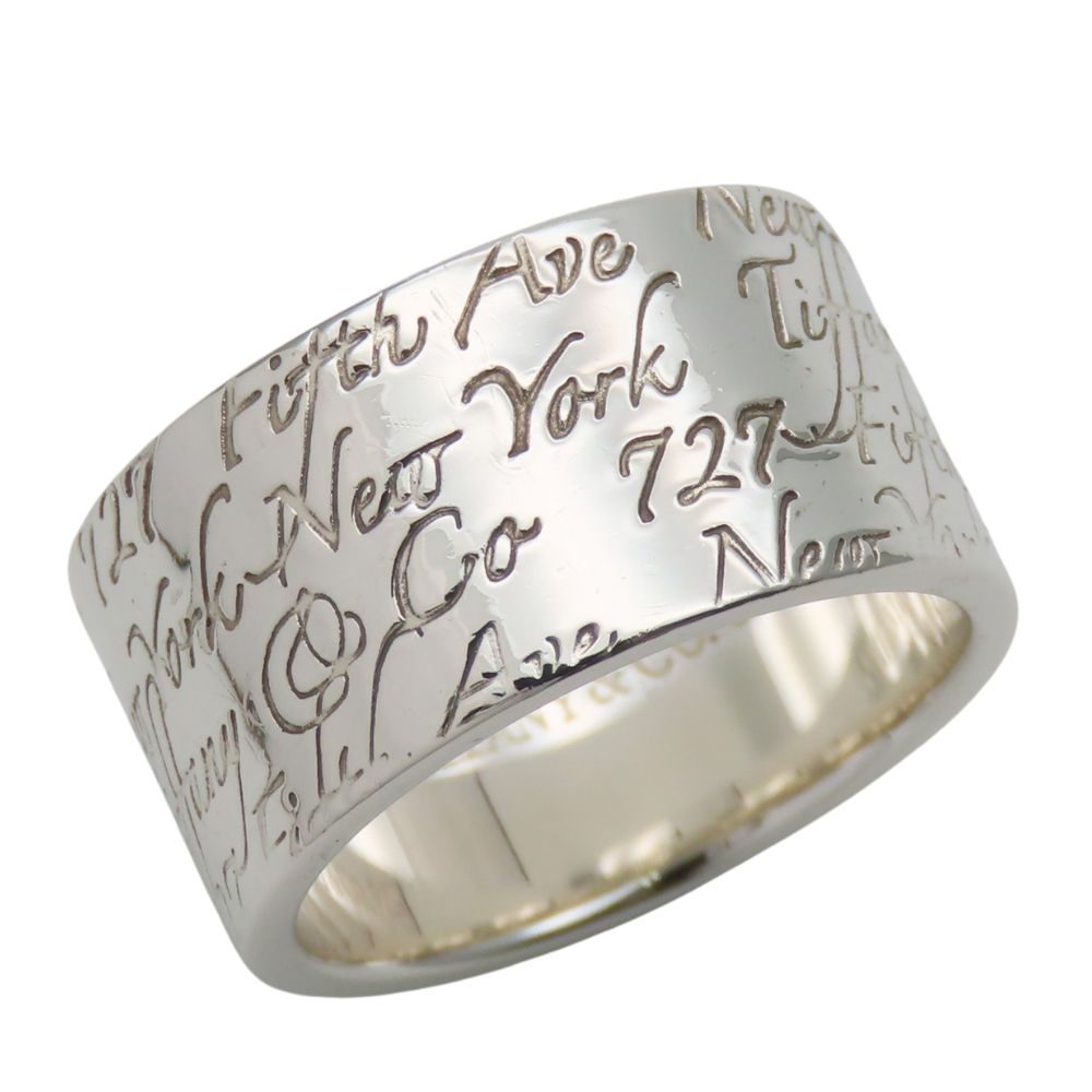 中古】 ティファニー リング・指輪 ノーツ ワイドニューヨーク