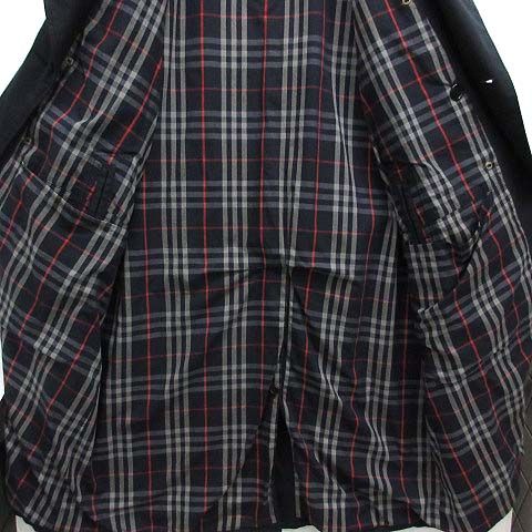 【英国製】Burberrys トレンチコート90s ネイビー 50 SHORT バーバリーズ Burberrys トレンチコート 50 紺 ネイビー 英国製