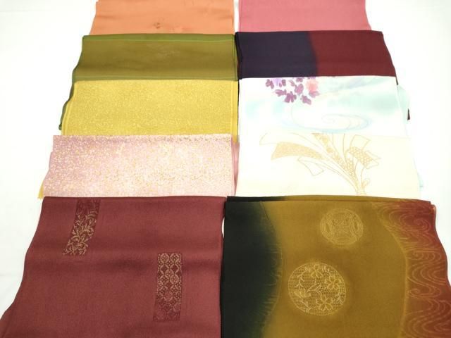 平和屋着物☆和装小物 帯揚げ10枚セット 丹後ちりめん 正絹 逸品