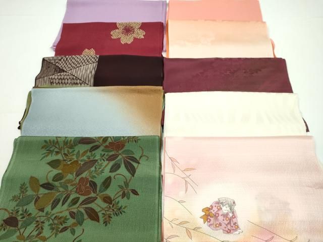 平和屋着物★和装小物　帯揚げ10枚セット　正絹　逸品　CABA9260ju 平和屋着物☆和装小物 帯揚げ10枚セット 正絹 逸品 CABA9260ju - メルカリ
