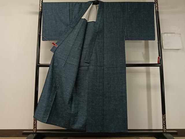 平和屋着物 男性 紬 単衣 アンサンブル 正絹 vp