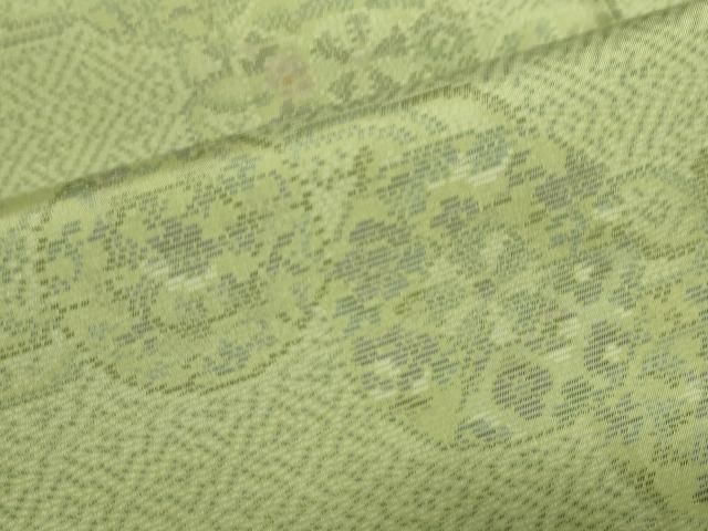  平和屋着物●本場大島紬 色泥染 源氏車草花文 大山謹製 ほていや扱い 証紙付き 正絹 ♥ ud 紬 着物