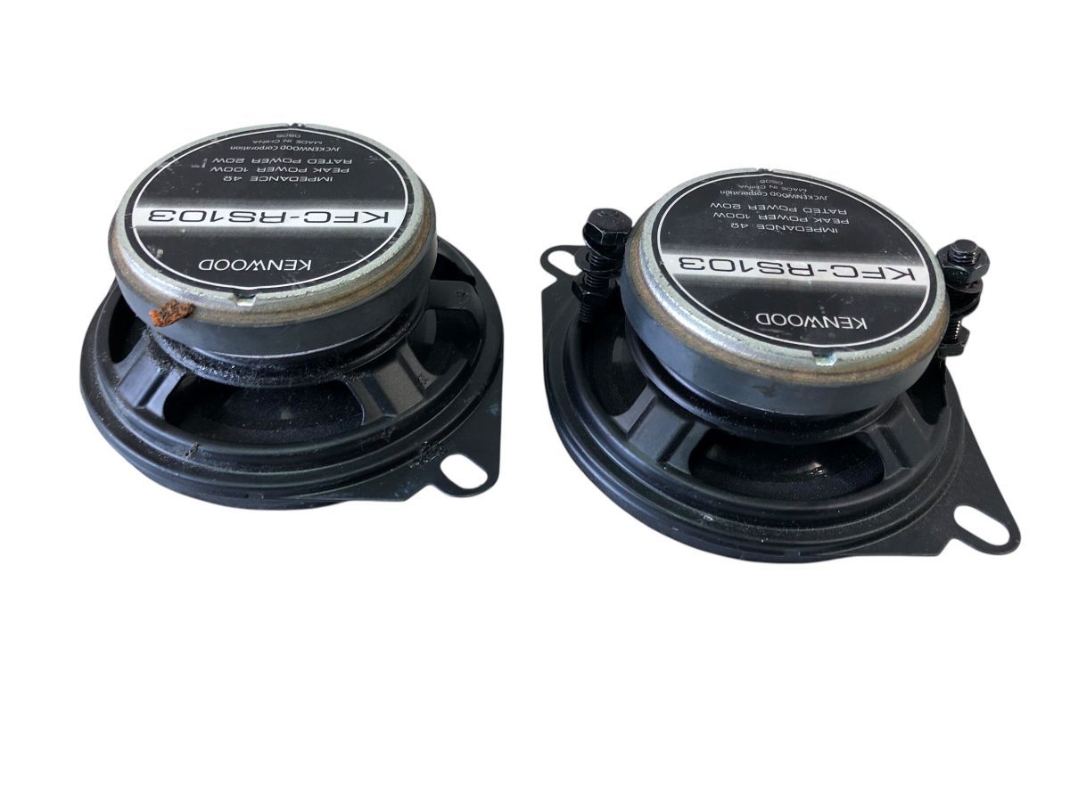 KENWOOD コアキシャル 2WAYスピーカー KFC-RS103 作動未確認 ジャンク