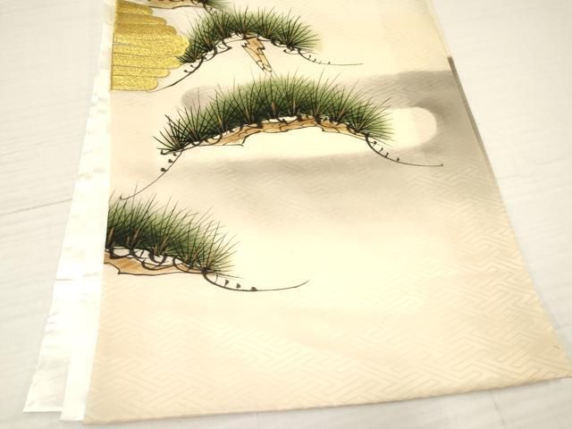  平和屋着物 お宮参り 男の子 祝着 産着 初着 のしめ 刺繍 鷹 鷲 松文 暈し染め 金彩 ma 着物 着物ドレス 着物 浴衣 和小物