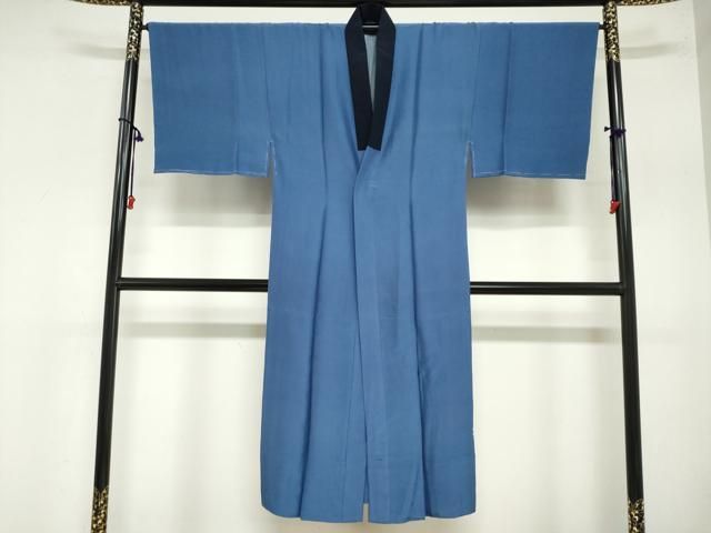 平和屋着物 男性 長襦袢 袷 絞り 陶器文 金彩 正絹 ud