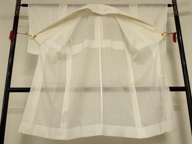 平和屋着物＊夏物 販売 長襦袢 絽 白色 洗える着物 AABD8976jd