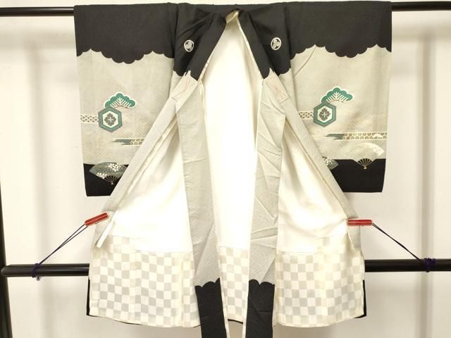 平和屋着物 お宮参り 男の子 祝着 産着 初着 のしめ 鷹 鷲 龍 兜 金彩 ma