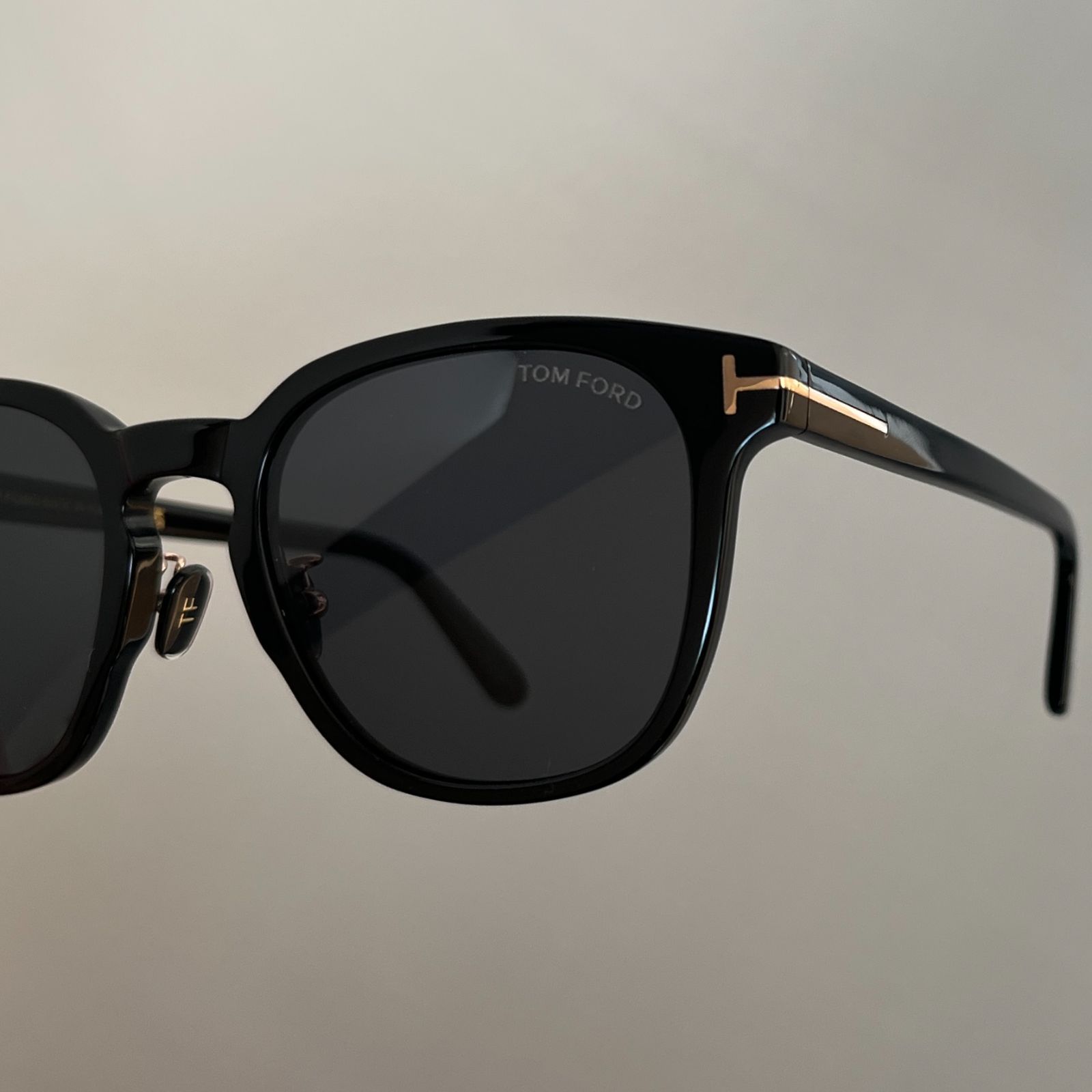 トムフォード サングラス TOM FORD ウェリントン ブラック ゴールド 
