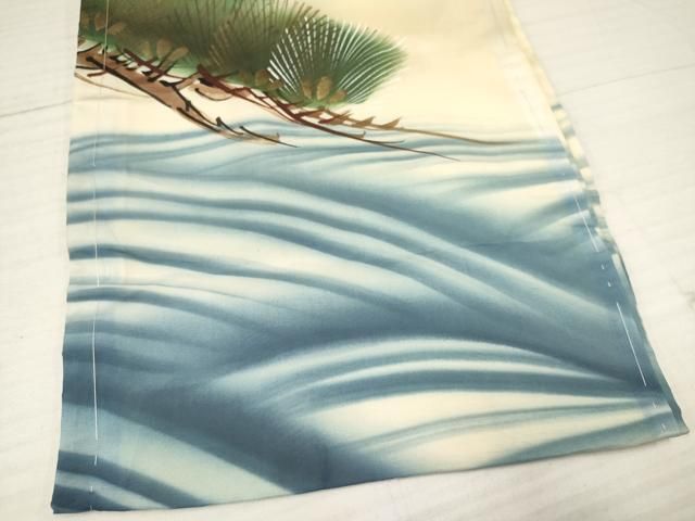  平和屋着物 お宮参り 男の子 祝着 産着 初着 のしめ 駒刺繍 鯉 立波笹松文 暈し染め 金彩 ma 着物 着物ドレス 着物 浴衣 和小物