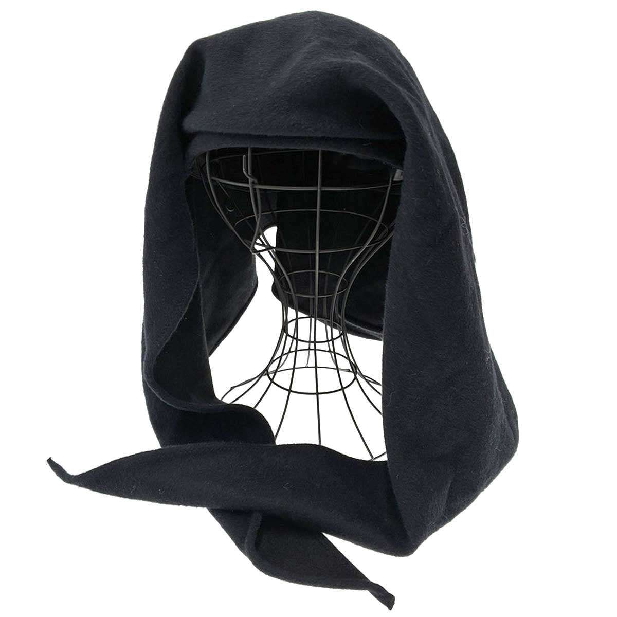 KIJIMA キジマ タカユキ SUPER ANGORA BEAVER TURBAN ターバン W-242942 ブラック F