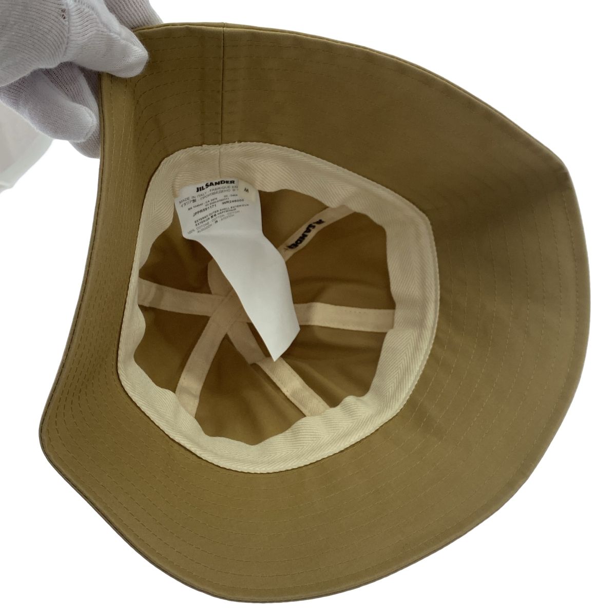  JIL SANDER ジルサンダープラス 20 AW バケットハット ベージュ M バケットハット ハット