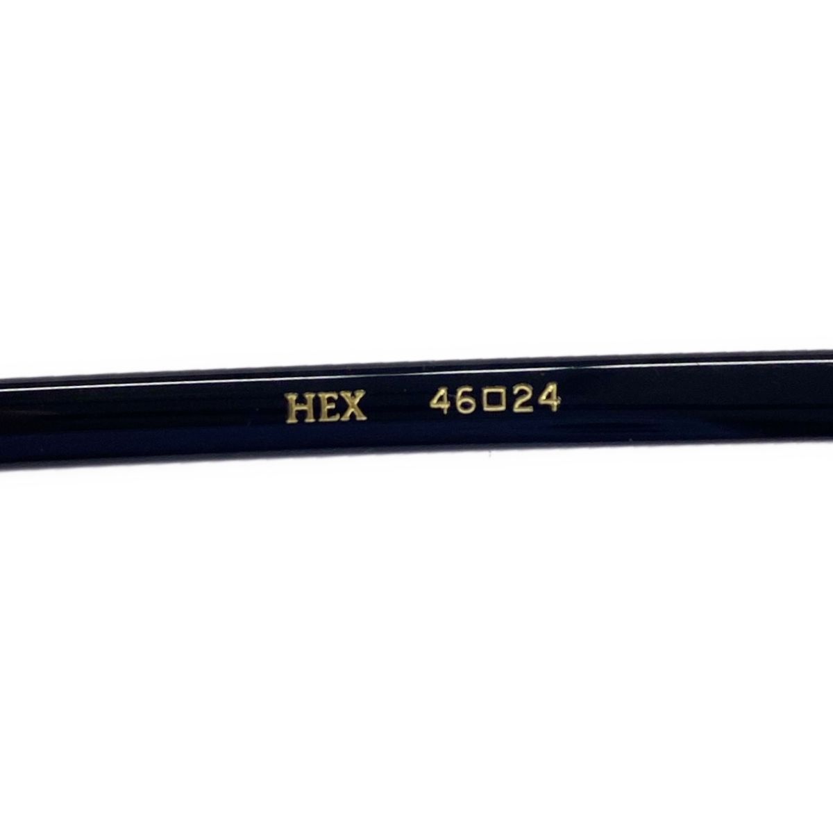 ayame アヤメ HEX BKC ヘキサゴンシェイプサングラス ブルー ブラック