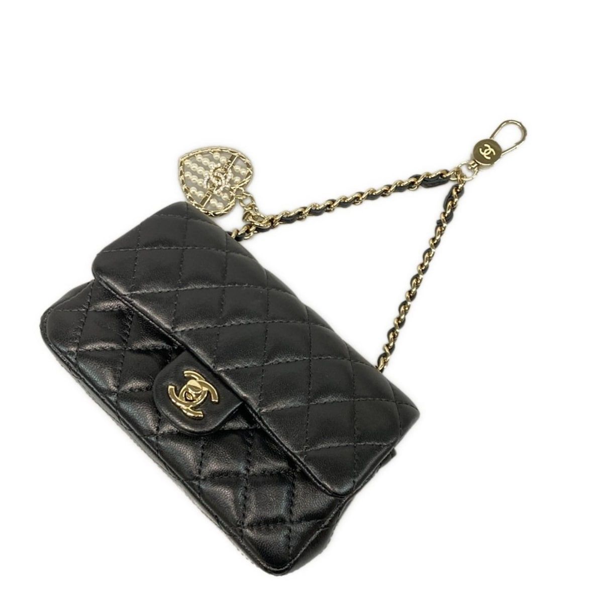美品　シャネル　キーホルダー　バッグチャーム 大人可愛い【CHANEL】バッグチャーム ☆ココシャネル (CHANEL