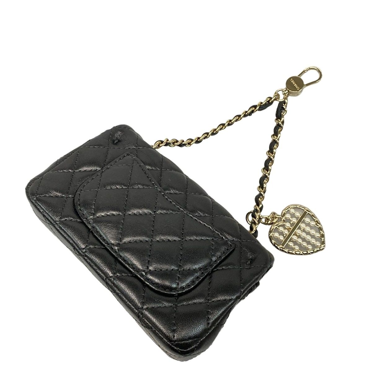 美品　シャネル　キーホルダー　バッグチャーム CHANEL（シャネル） キーホルダー チャーム バッグチャーム