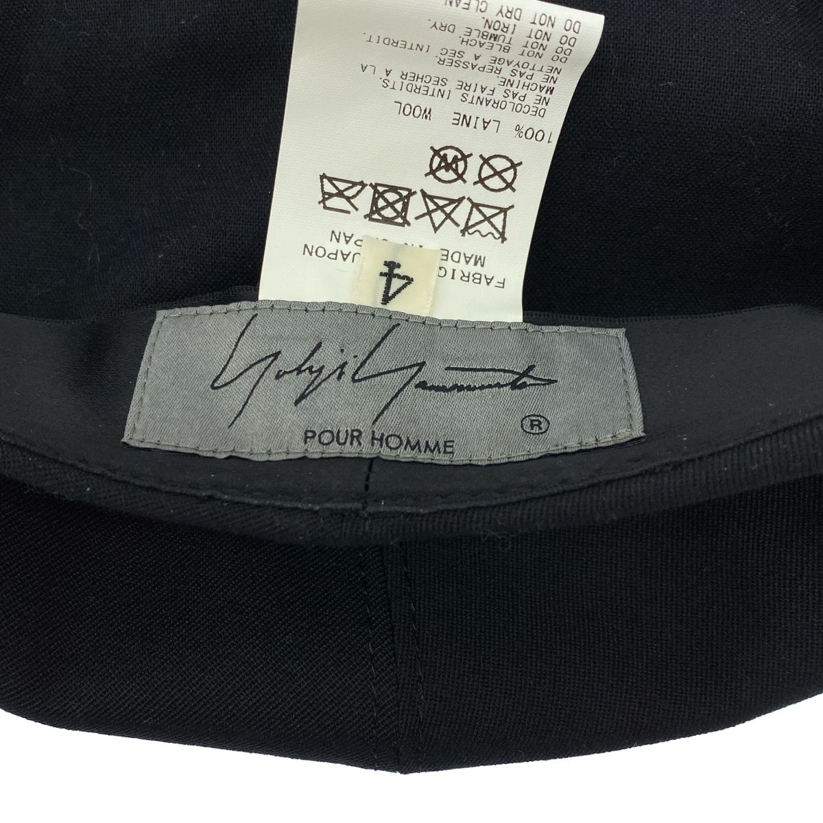 ウールギャバジンハンチングキャップ HG