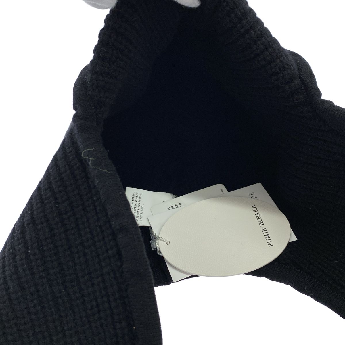 フミエタナカ / ear cover knit cap FUMIE=TANAKA フミエタナカ ear cover knit cap イヤーカバーニット